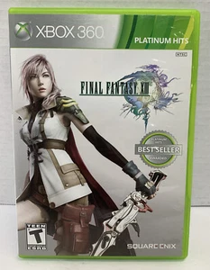 Final Fantasy XIII Microsoft Xbox 360, 2010 Probado Funcionando Completo Platinum Hit - Imagen 1 de 4