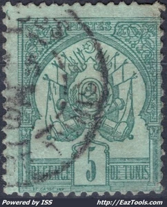 TUNISIE REGENCE N° 3 AVEC OBLITERATION - Picture 1 of 2