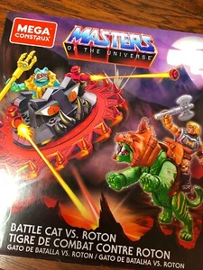 BATTLE CAT VS. ROTON Mega Bloks Construx Masters of the Universe He-Man MOTU - Imagen 1 de 5