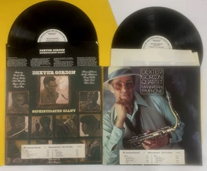 2x DEXTER GORDON Promo LPs: Sophisticated Giant-77 & Manhattan Sym-78 NM ML 2177 - Picture 1 of 5