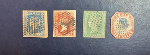 1854 HALF ANNA,ONE ANNA, TWO ANNA, FOUR ANNA USED - Picture 1 of 2