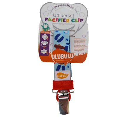 Ulubulu Baby Pacifier Clip Blue Tools Binky Clip Gift for Baby Boy Shower Gift - Image 1 of 4