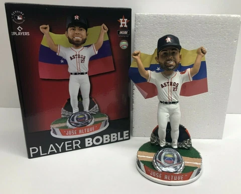 Jose Altuve Venezuela National Flag Houston Astros Limited Edition Bobblehead Cover