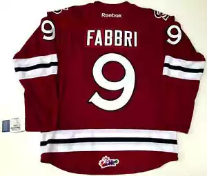 CAMISETA ROBBY FABBRI GUELPH STORM OHL REEBOK PREMIER NUEVA CON ETIQUETAS AZUL ST LOUIS - Imagen 1 de 7