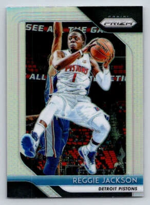 2018-19 Panini Prizm Prizms Silver #142 Reggie Jackson (ref 186593) - Image 1 of 2