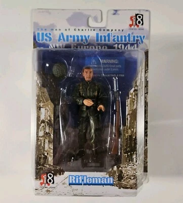 Figuras de dragón ejército de Estados Unidos The Men of Charlie Company RIFLEMAN escala 1/18 #80046 nuevo en caja Foto 1 de 2