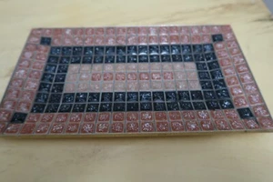 Vintage Fliesentablett, Schale, Schmuckstück, Teller Mosaik Mid Century Keramik 9x5 - Bild 1 von 5