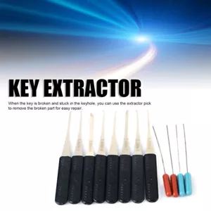 12-teiliges Schlüsselauszieher-Set gebrochener Schlüsselauszieher Pick-Tool-Kit für einfache Reparatur Neu. - Bild 1 von 24