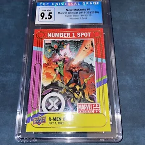 Marvel Annual 2020 New Mutants Number 1 Spot CGC 9.5 Gem ๐ Mint Card Low Pop - Picture 1 of 13