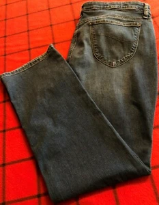 LEE RIDER MIDRISE STRAIGHT WOMEN'S Sz 20 M (waist 41/42'')STRETCH CASUAL JEANS - Picture 1 of 8