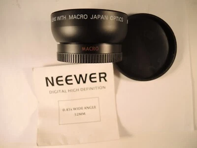 Lente digital súper gran angular NEEWER 0,45x de alta definición con óptica macro Japón Foto 1 de 4