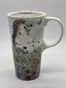 Zypresse Keramik Reisebecher Perfekte Tasse 17 Unzen Igel mit Deckel Neu - Bild 1 von 6