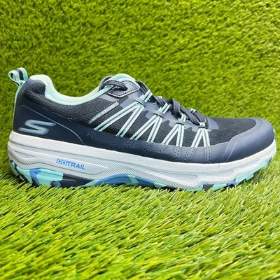 Skechers идти запустить Trail высоты женщин размер 9,5 синий белый кроссовки - Изображение 1 из 4