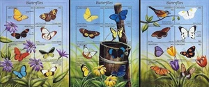 Mariposas Lesotho 2001 x3 (¡Tres!) M/S MNH INSECTOS 💲ENVÍO GRATUITO💲 - Imagen 1 de 1