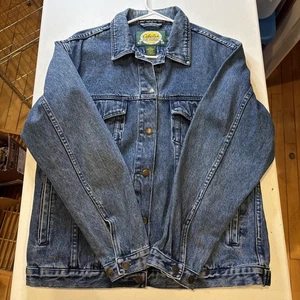 Cabela’s For Women Denim Button Jean Jacket Medium Regular Outside - Picture 1 of 14