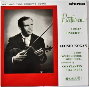 AUDIOPHILE TESTAMENT COLUMBIA SAX 2386 UK  BEETHOVEN Violin Cto Leonid KOGAN NEW - Picture 1 of 3