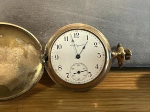 Vintage Elgin 14k Gold Filled 15 Jewel Pocket Watch As Is Serial 1060936 - Picture 1 of 8