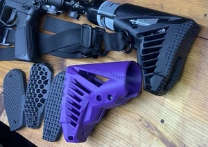 SAVAGE COMBAT 13CI - 15CI PURPLE HPA AIR TANK BUTTSTOCK Paintball Airsoft - Picture 1 of 13