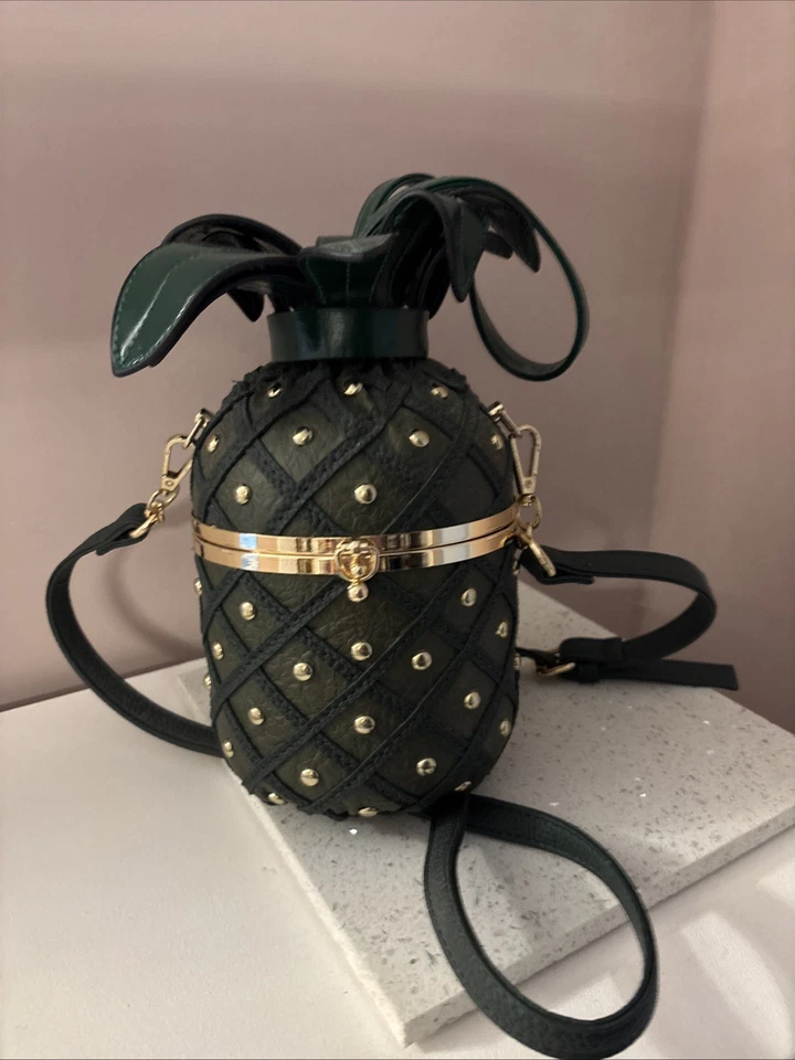New Pineapple Bucket Bag Personalized Design Chain Bag Women's Bag Handbag - Image 1 of 4