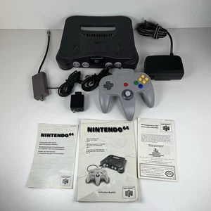 Consola de sistema original Nintendo 64, probada, funciona con cables modulador RF - Imagen 1 de 18