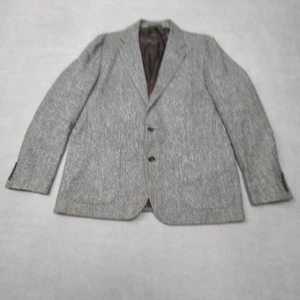 J Crew Blazer Herren 46R Grau Fischgrät Ludlow Wolle Moon British Cloth J.Crew - Bild 1 von 10