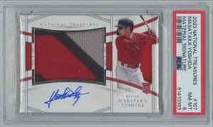 2023 Panini National Treasures Masataka Yoshida Rookie Auto 65/99 Boston Red Sox - Picture 1 of 2