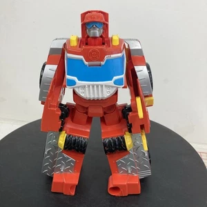 Transformers Rescue Bots Heatwave Action Figure Playskool Heroes 10" B30 - Picture 1 of 12