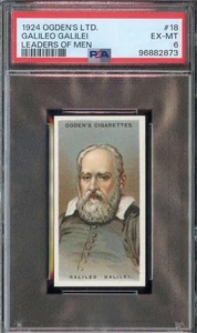 1924 Ogdebs Leaders of Men #18 Galileo Galilei PSA 6 *DS15838 - Picture 1 of 2