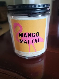 Bath And Body Works Single Wick Candle Mango Mai Tai 7oz,,Brand New!! - Picture 1 of 4
