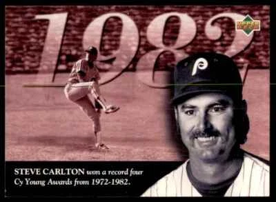 1994 Upper Deck Heroes Steve Carlton Philadelphia Phillies #124 - Image 1 of 2