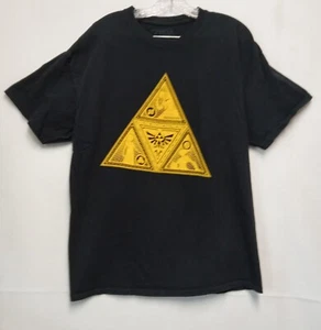 Nintendo Legend Of Zelda Triforce of Power Mens T Shirt Black Size X Large - Picture 1 of 5