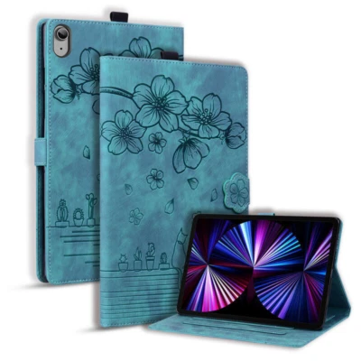 Embossed Flip Leather Stand Case Cover For iPad 7th 6th 5th 4th Gen Mini/Air/Pro - Image 1 of 4