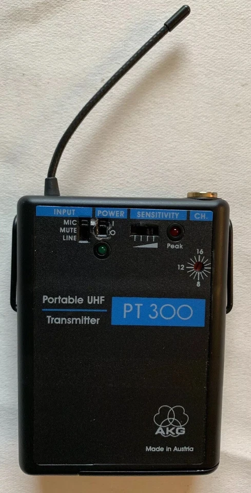 Transmisor UHF portátil AKG PT300 Foto 1 de 2