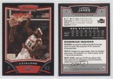 2008-09 Bowman Draft Picks & Stars LeBron James #3
