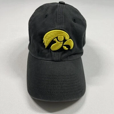 Iowa Hawkeyes Hat Cap Men’s Medium Black Fitted NCAA Football Curved Bill - Image 1 of 4