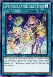 Yugioh INCH-EN020 Witchcrafter Creation Secret Rare 1st Edition Near Mint - Picture 1 of 1