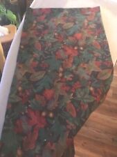 Custom-made w/Longaberger FALLING LEAVES fabric table runner - 2 diff widths