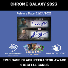 Topps Star Wars Card Trader Chrome Galaxy 2023 EPIC Black Refractor WB AWARD