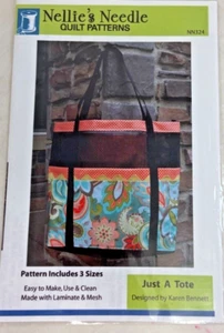 Patrón de bolsos #7489 Nellie y aguja con patrones de colcha - Imagen 1 de 3