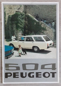 Peugeot 504 Estate Brochure 1976 - L GL Family - Picture 1 of 4