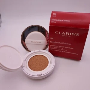 Clarins Everlasting Cushion SPF50 fondotinta idratante lunga durata 108 SABBIA - Foto 1 di 7