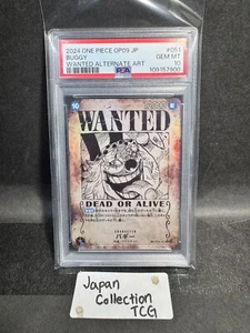 PSA 10 Buggy Ricercati Imperatori nel Nuovo Mondo ONE PIECE Card OP05-051 Giapponese - Foto 1 di 10