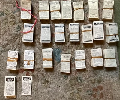 Job lot of sorted Cigarette cards In 22 Categories - Image 1 of 3