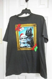 STAR WARS MERRY SITMAS FAMILY PICTURE MEN'S SIZE EXTRA LARGE - Picture 1 of 5