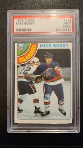 1978 79 Topps #115 Mike Bossy Rookie New York Islanders Hall of Fame PSA 9 - Picture 1 of 2