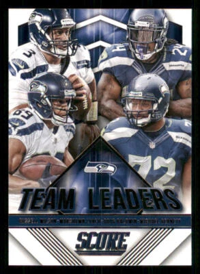 2015 Score Team Leaders #29 Doug Baldwin/ Lynch/Michael Bennett/Russell Wilson - Image 1 of 2