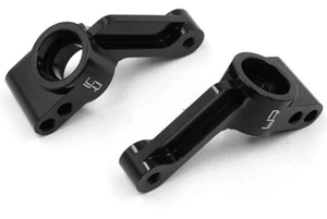 Yeah Racing Black Aluminum Rear Knuckle Set - For Traxxas Drag Slash TRSL-020BK - Picture 1 of 3