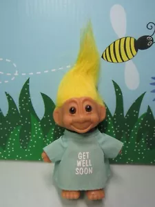 GET WELL SOON - 5" Russ Troll Puppe - NEU IN ORIGINAL TASCHE - ALTE FORM - LETZTE - Bild 1 von 3