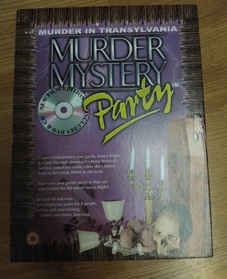 MURDER IN TRANSYLVANIA MURDER MYSTERY PARTY GAME BOXED - Image 1 of 3