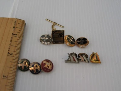 Lote De Colección De Alfileres De Corbata Aeroespaciales, Northrop y Garrett Años 60-70 Oro 10K Foto 1 de 4